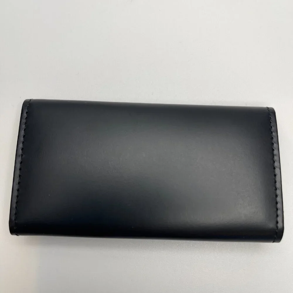 Burberrys Vintage Leather Key Holder with Nova Check Accents in Black - Preowned - Picture 3 of 9